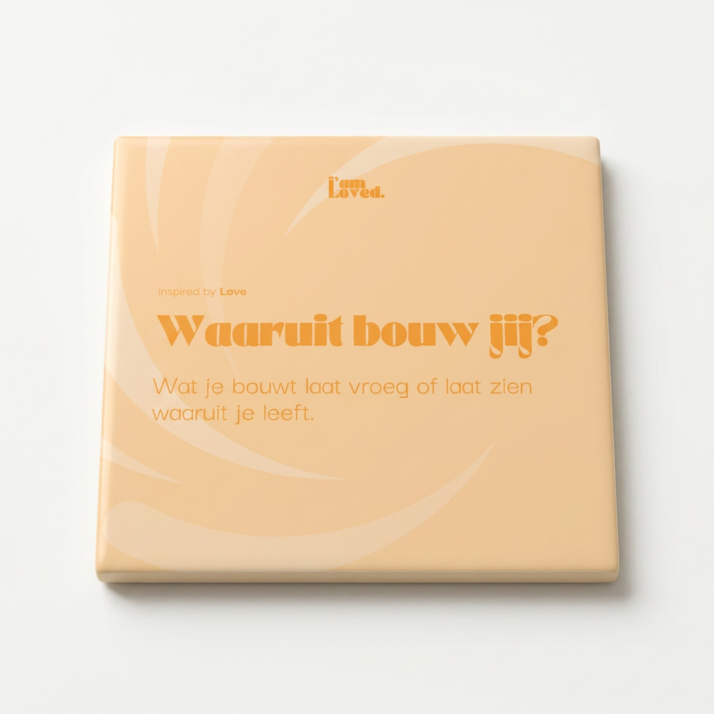 Studiofoto liggend van bovenaf