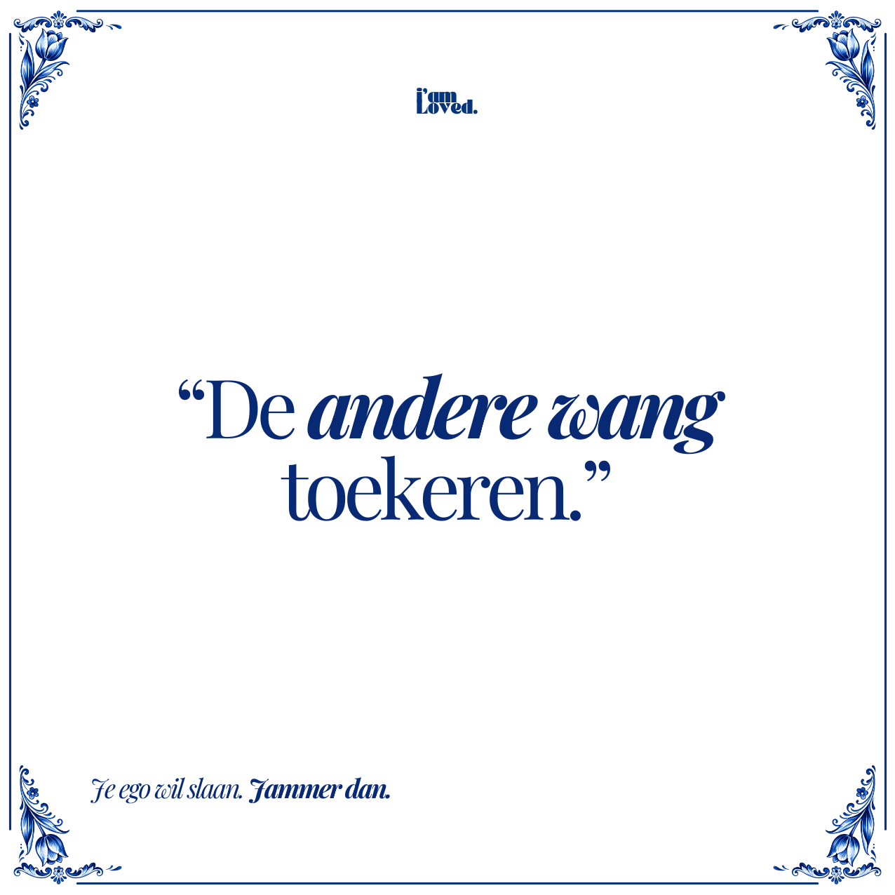 De andere wang toekeren