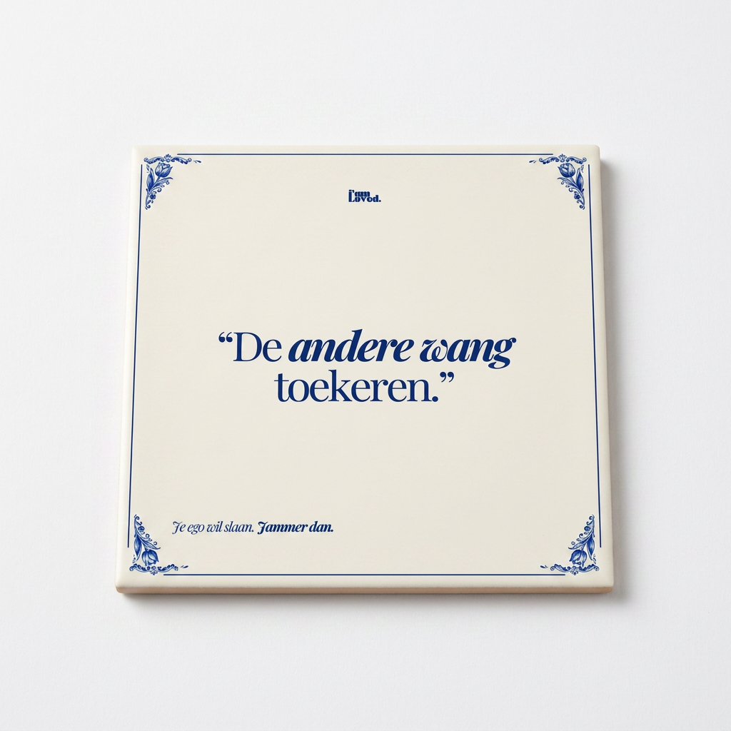 Studiofoto liggend van bovenaf