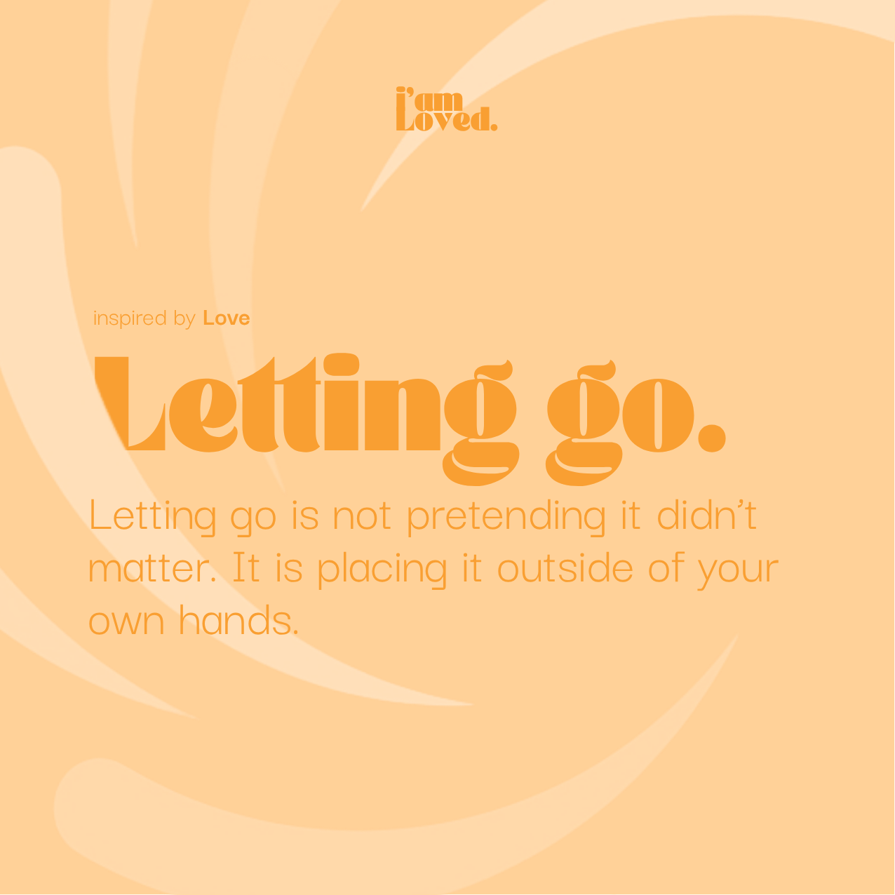 Letting go