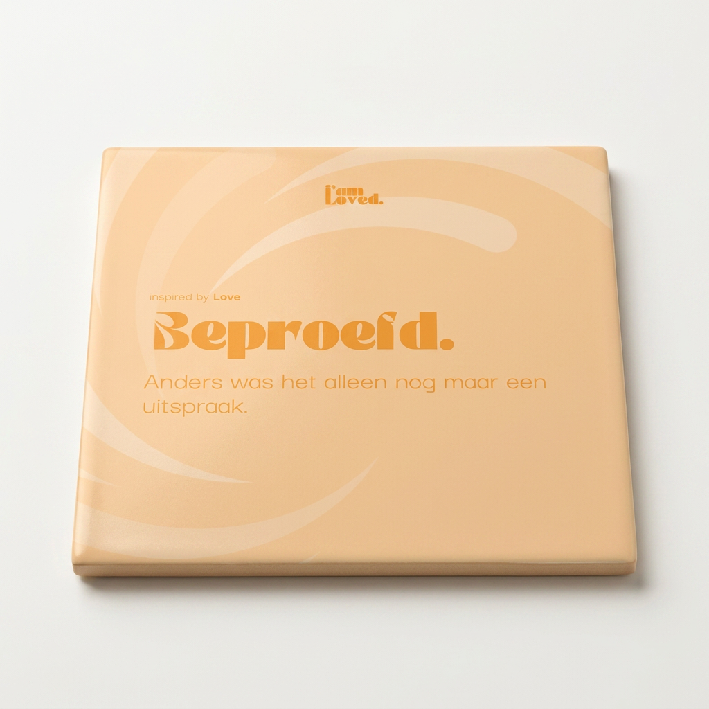 Studiofoto liggend van bovenaf