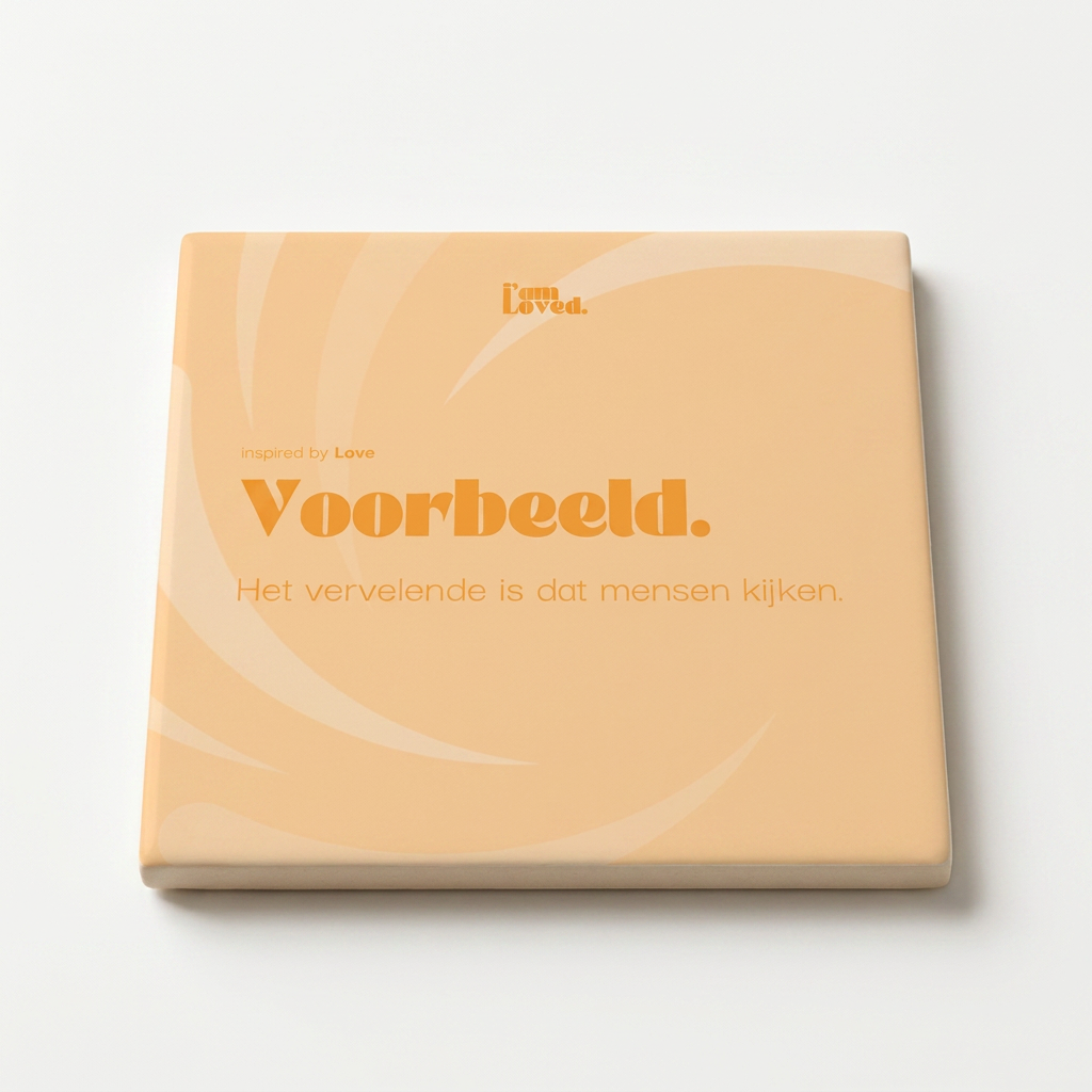 Studiofoto liggend van bovenaf