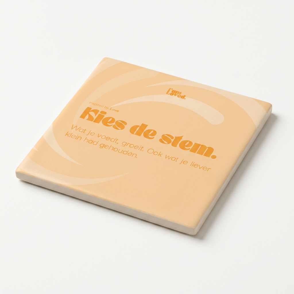 Studiofoto liggend van bovenaf